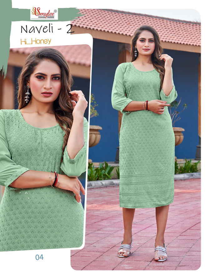 Rung Naveli 2 Ethnic Wear Wholesale Designer Kurtis Catalog